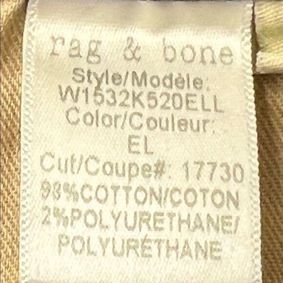 RAG  Bone High Rise Skinny Jeans Size 31 - Picture 12 of 15